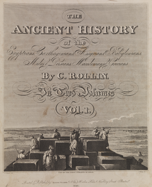 The Ancient History of the Egyptians [title page]