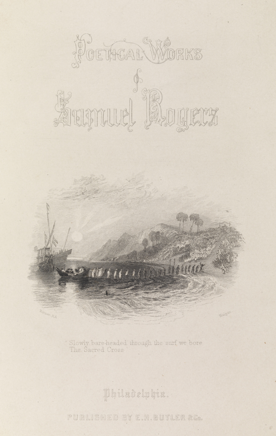 The Poetical Works of Samuel Rogers [title page]