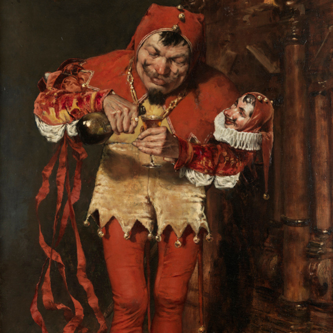 "Keying Up" - The Court Jester by William Merritt Chase