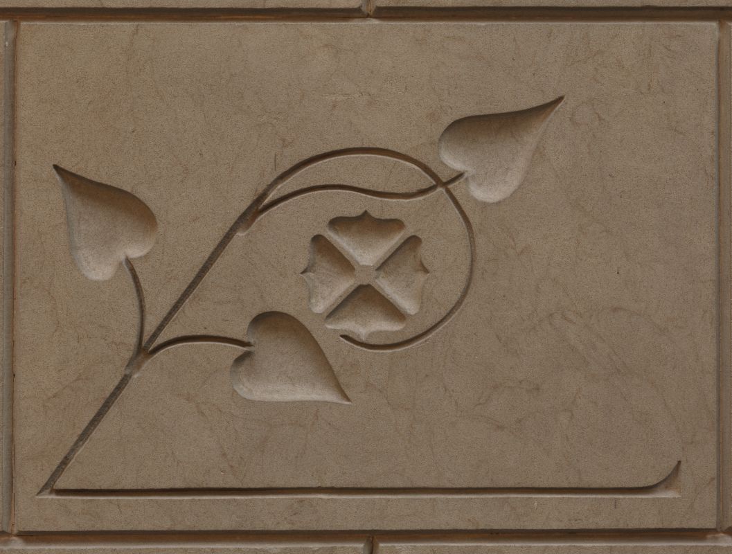 detail shot of relief