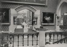 Historical installation photograph of PAFA's Annual Exhibition.
