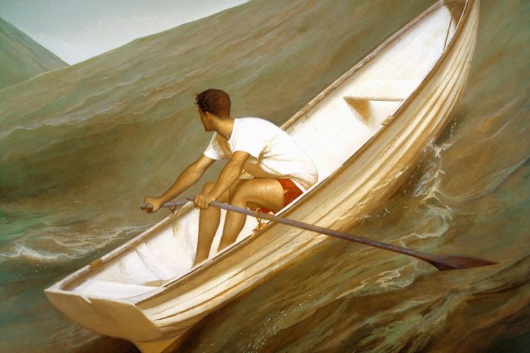 Bo Bartlett, Lifeboat. Courtesy of the Artist. 